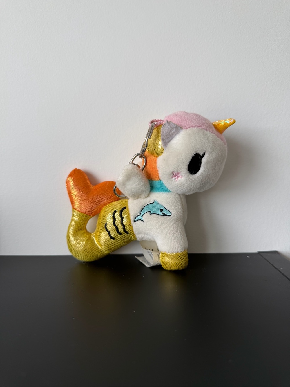 Tokidoki Mermicorno Acquaria Mermaid Unicorno Keychain Plush with Shark